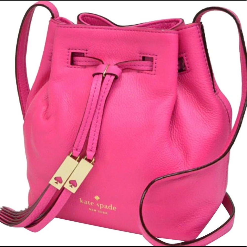 Kate Spade Pink Leather CrossBody Shoulder Bag